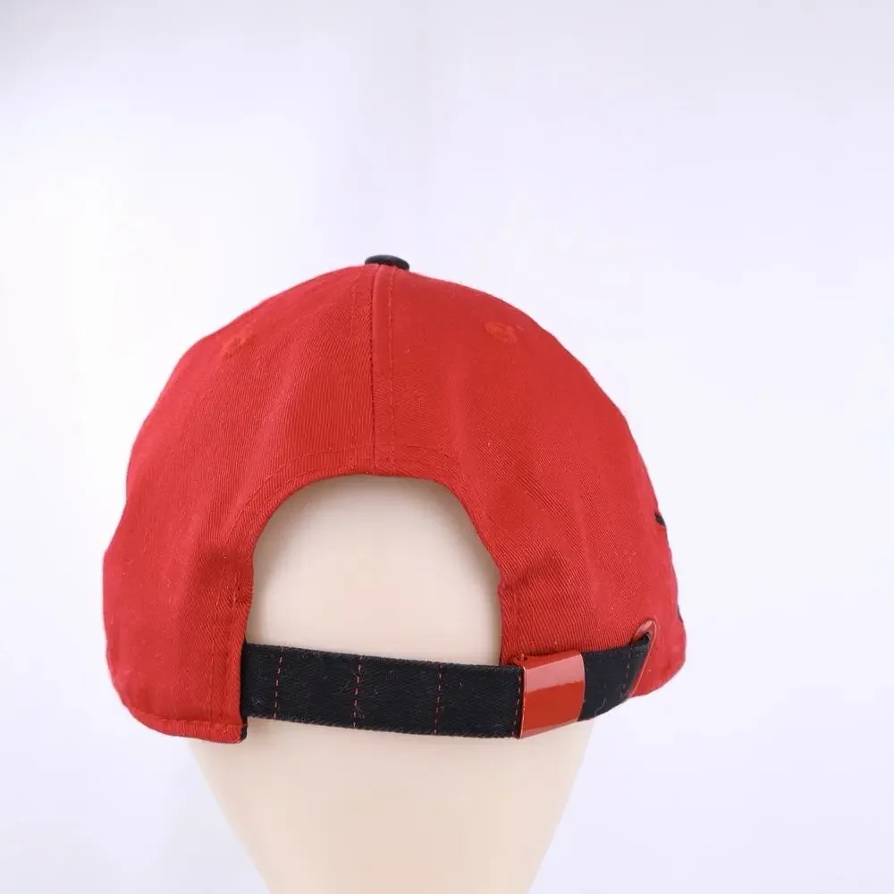New Era Chicago Bulls Hardwood Classics 9FIFTY Strapback Hat Red Black